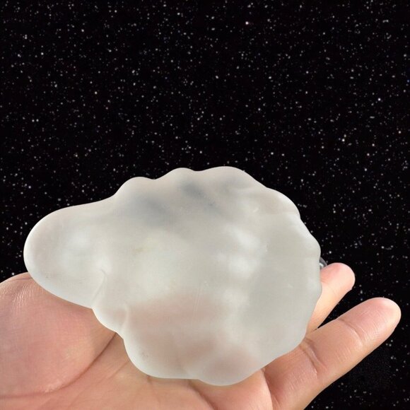 Vintage Art Glass Clear Love Bird Sculpture Figurine A Frosted Tree Branch Glass - Picture 4 of 11